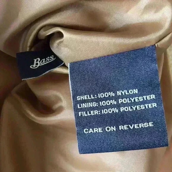 G.H. Bass Co. Puffer Vest Brown and Blue Men's size Medium - Picture 4 of 5